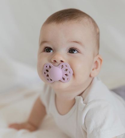 BIBS Infinity Pacifiers - 2-Pack - Size 1 - Symmetrical - Pale B