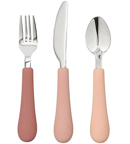 Cam Cam Cutlery - Silicone - Flower - Rose Mix