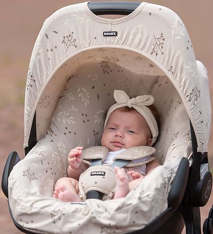 Dooky Seat cover For Car Seat - 0+ - Romantic Leaves - Beige