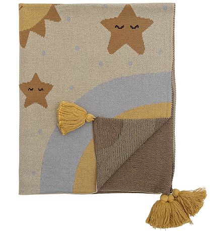 Bloomingville Blanket - Vigge - Yellow