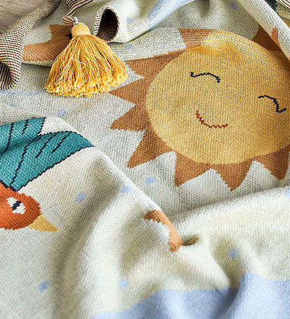 Bloomingville Blanket - Vigge - Yellow