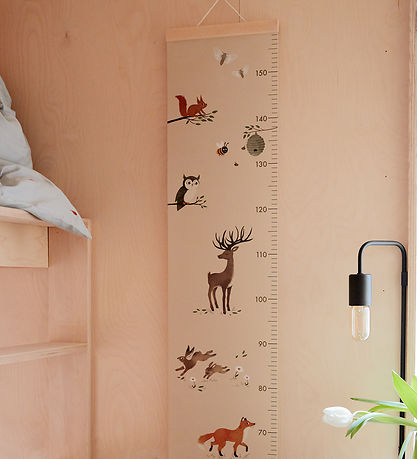 Filibabba Wanddecoratie - Groeimeter - Dieren van het bos