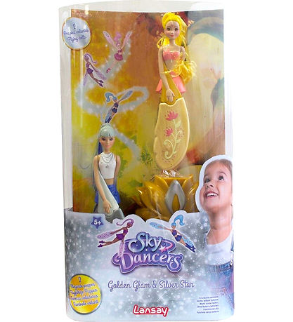 Sky Dancers Zwillingspuppen - 16 cm - 2er-Pack