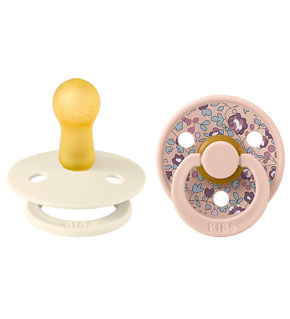 BIBS x Liberty Colour Pacifiers - 2-Pack - Size 2 - Round - Eloi