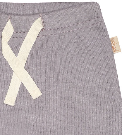 Petit Piao Shorts - Rib - Modal - Dusty Lavender