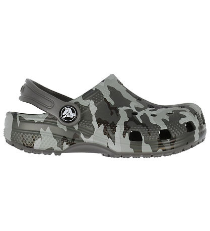 Crocs Sandalar - Classic Camo Clog K - Svart/Grá