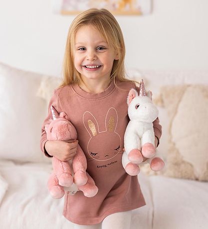 Teddykompaniet Gosedjur - Enhörning - 25 cm - Vit