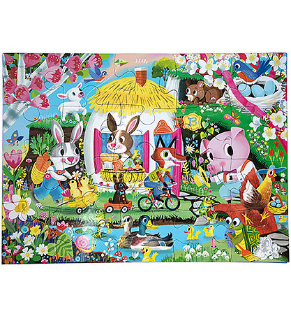 Eeboo Puzzle - 20 Bricks - 28x38 cm - Spring
