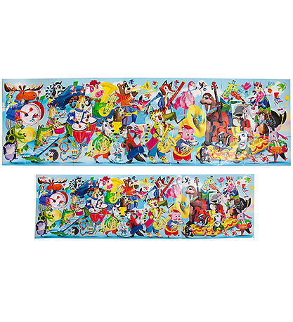 Eeboo Puzzle - 36 Bricks - 88.9x25.4 cm - The Long Music Couple