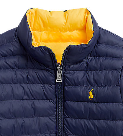 Polo Ralph Lauren Padded Jacket Reversible Classic Navy Ye KW CH
