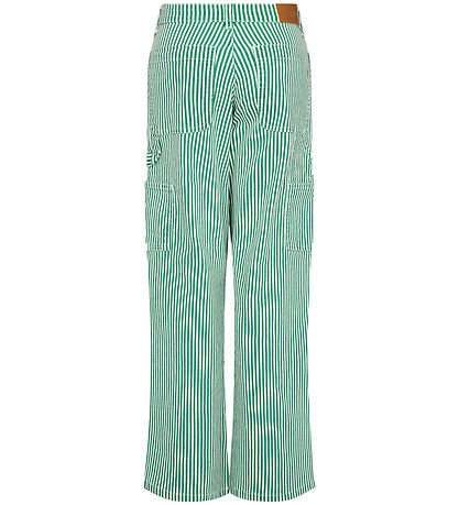 Sofie Schnoor Meisjes Jeans - Gestreept - Green