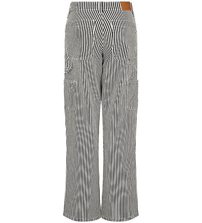 Sofie Schnoor Girls Jeans - Striped - Black