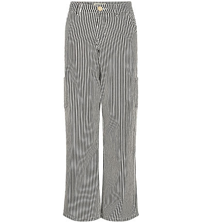 Sofie Schnoor Girls Jeans - Striped - Black