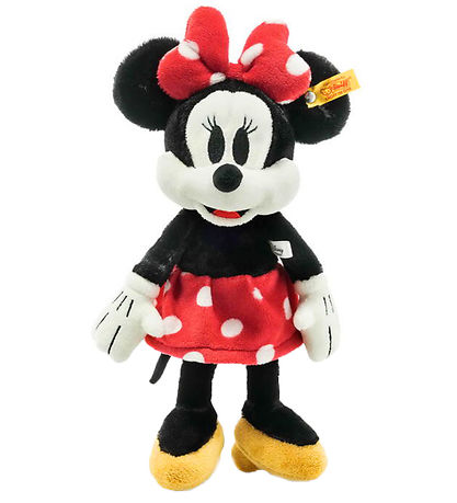 Steiff Soft Toy - 31 cm. - Minnie Mouse - Black/Red