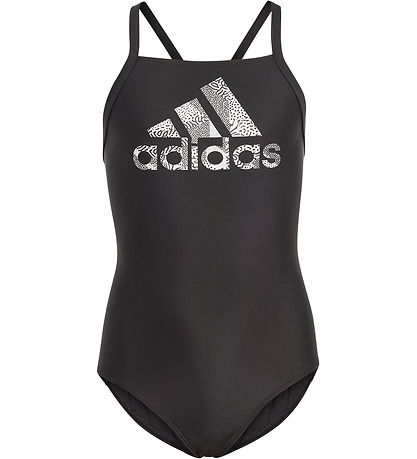 adidas Performance Badeanzug Big Logo Anzug Schwarz WeiB KW DE