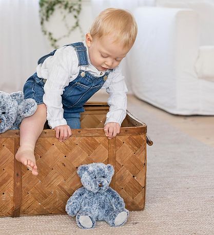 Teddykompaniet Soft Toy - Two Tones Billy - 22 cm - Blueberry