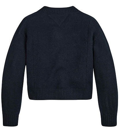 Tommy Hilfiger Cardigan - Prjónað - Pointelle - Desert Ský