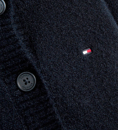 Tommy Hilfiger Cardigan - Prjónað - Pointelle - Desert Ský