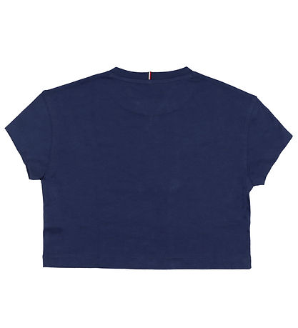 Tommy Hilfiger Stuttermabolur - 1985 Varsity Tee - Dökkblátt Fer