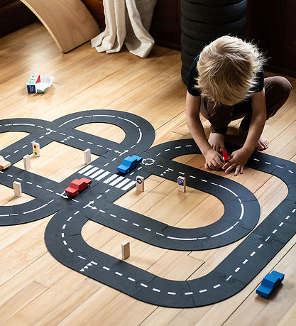 Waytoplay Wooden Toy - Traffic lights & Traffic signs