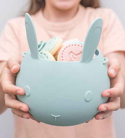 We Might Be Tiny Bucket - Bunny Basketball - Turquoise