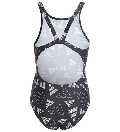 adidas Performance Sundföt - AOP BARS SUIT G - Svart