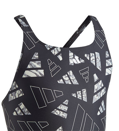 adidas Performance Sundföt - AOP BARS SUIT G - Svart