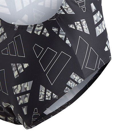 adidas Performance Sundföt - AOP BARS SUIT G - Svart