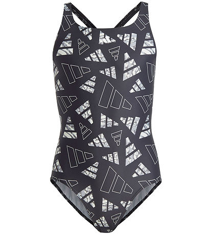 adidas Performance Sundföt - AOP BARS SUIT G - Svart