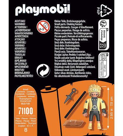 Playmobil Naruto - Naruto - 71100 - 8 Parts