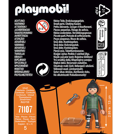 Playmobil Naruto - Shikamaru - 71107 - 5 Partar