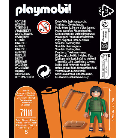 Playmobil Naruto - Guy - 71111 - 8 Partar