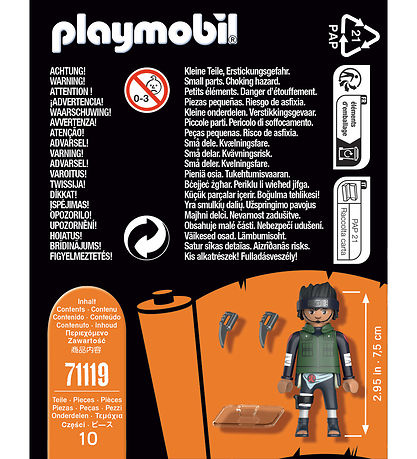 Playmobil Naruto - Asuma - 71119 - 10 Parts
