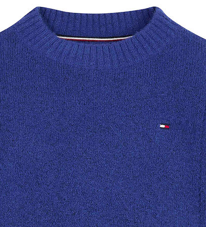 Tommy Hilfiger Blússa - Prjónað - Pointelle - Dökkblátt Ferð