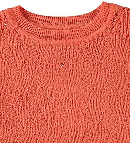 Molo Blússa - Ull/Pólýester - Ginger - Hlýtt Coral