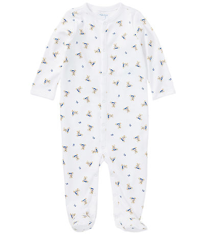 Polo Ralph Lauren Jumpsuit - Core Replen - White/Blue w. Soft To
