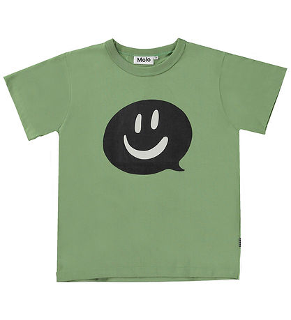 Molo Stuttermabolur - Riley - Moss Green
