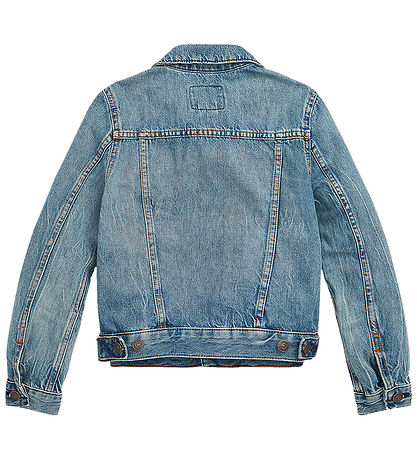 Polo Ralph Lauren Denim Jacket - Cropped - Trucker - Dafnie Wash
