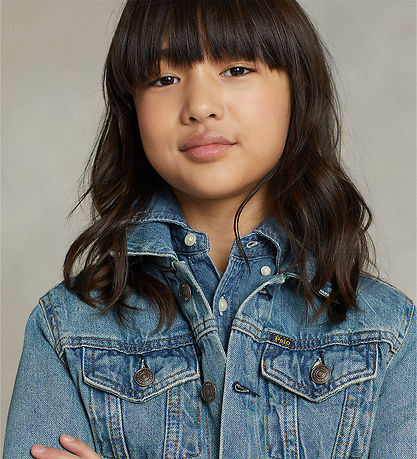 Polo Ralph Lauren Denim Jacket - Cropped - Trucker - Dafnie Wash