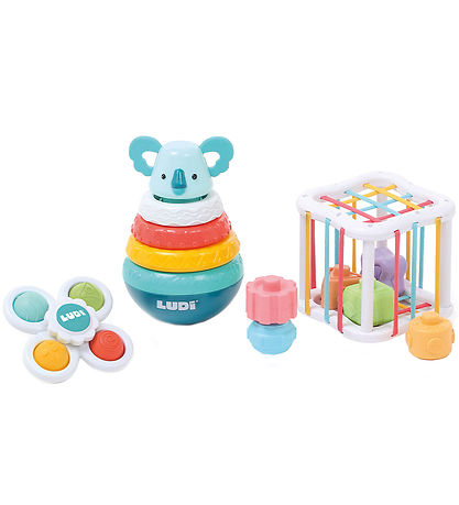 Ludi Activity Toy - Shape Sorter w. Accessories