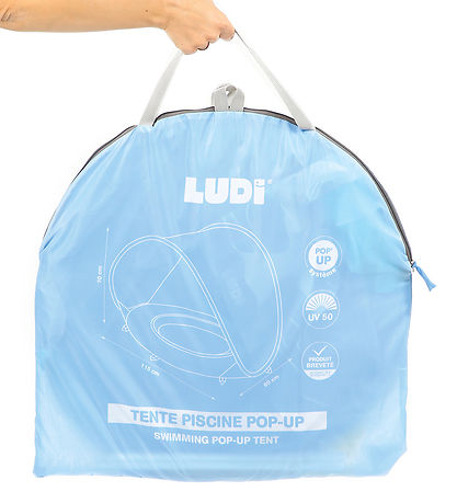 Ludi Shade tent - UV50+ - 115x80 cm - Blue/Mint