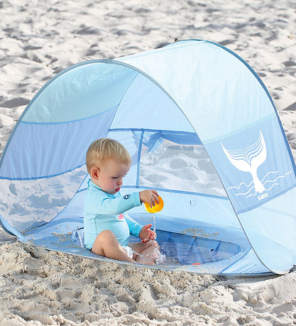 Ludi Shade tent - UV50+ - 115x80 cm - Blue/Mint