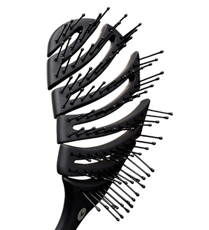 HH Simonsen Hairbrush - Flex Air Brush - Black