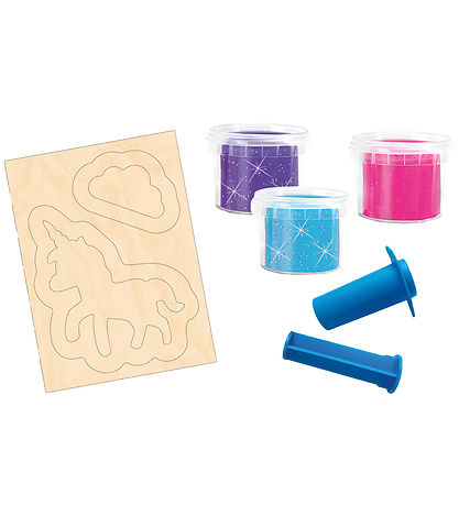 SES Creative Play Dough w. Glitter - Unicorn