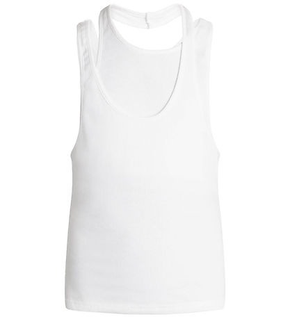 Grunt Topp - Lyng Rib Topp - White