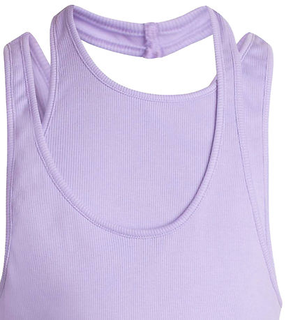 Grunt Topp - Lyng Rib Topp - Light Purple