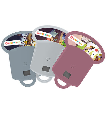 Kidywolf Flashlight w. Stories - Kidyslide - Grey