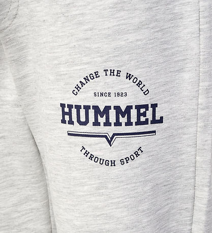 Hummel Collegehousut - hmlAsher - Light Grey Melange