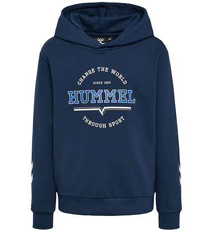 Hummel Hoodie - hmlAsher - Dress Blue