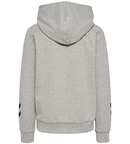 Hummel Hoodie - hmlAsher - Light Grey Melange